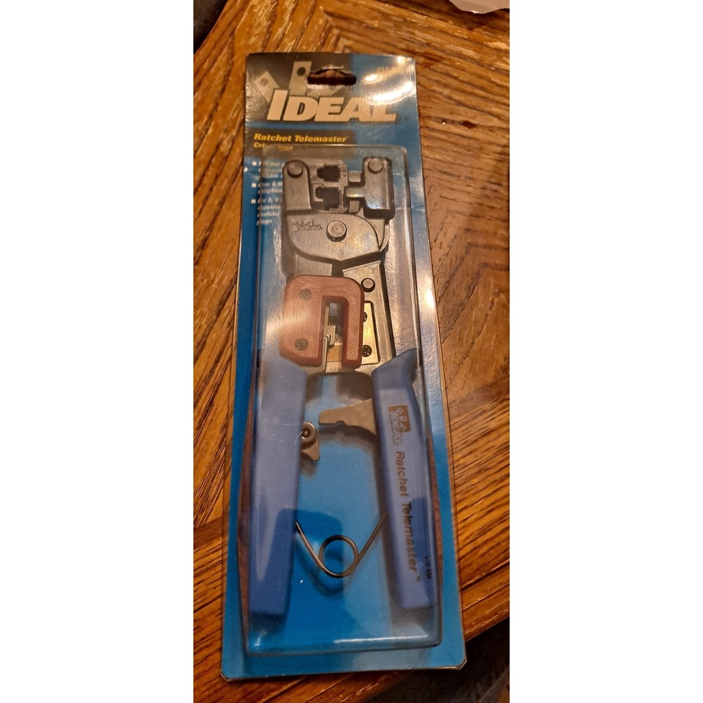 Ideal Ratchet Telemaster Modular Plug Termination‎ Crimp Tool 30-696